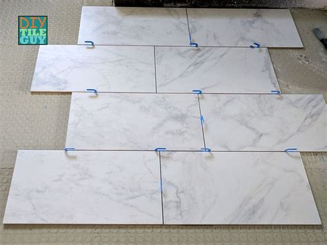 How To Lay 12x24 Tile Large Format Installation Guide Diytileguy