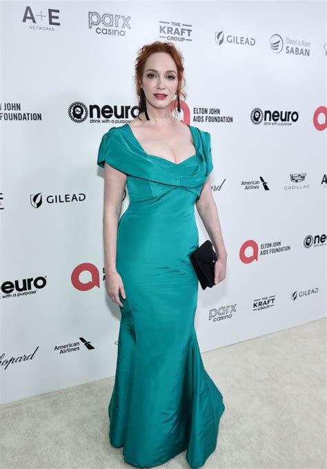 Christina Hendricks Elton John Aids Foundations Oscars 2023 Viewing Party • Celebmafia