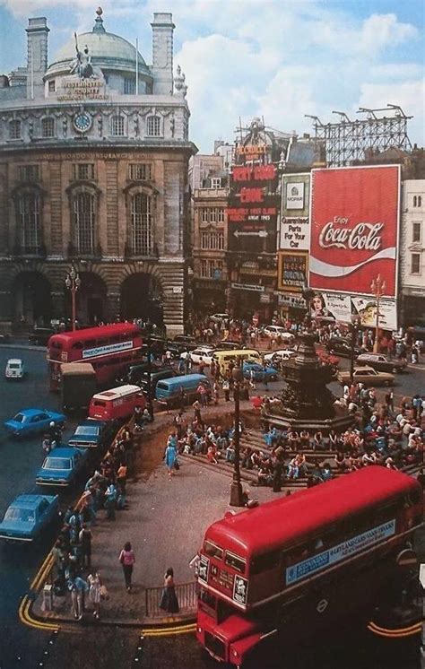 Piccadilly Circus 1976 London England Travel Piccadilly Circus
