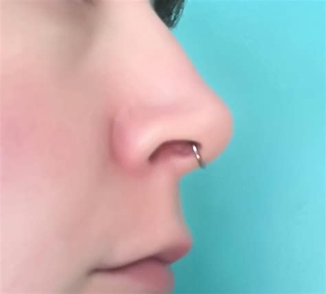 Is My Septum Ring Too Tight Pierced 3 Months Ago With A 10mm 16g