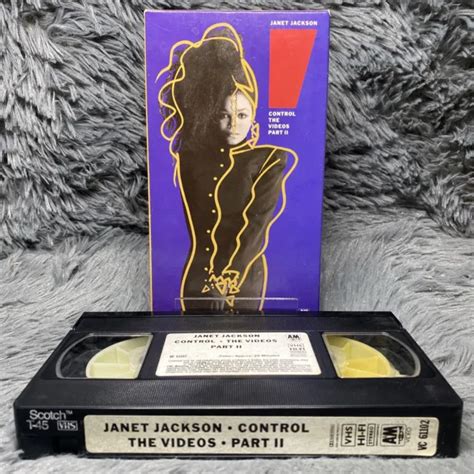 Janet Jackson Control The Videos Ii 2 Vhs Music Home Video Pleasure