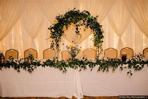 Indoor Wedding Reception Ideas Winter Rustics Greenery Plant