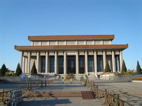 This place is quite popular tourist attraction as it is the final resting place of mao zedong. Mao Zedong's Mausoleum | Max | Flickr