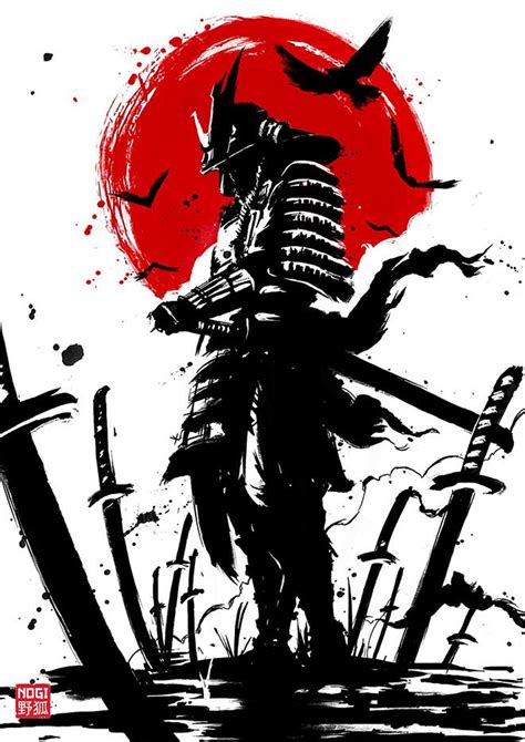 Showcase Of Designs And Illustrations Of Samurai Warriors In 2021