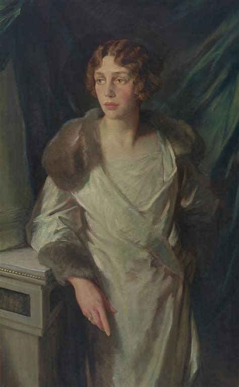 Mary Borden Painting By Glyn Warren Philpot