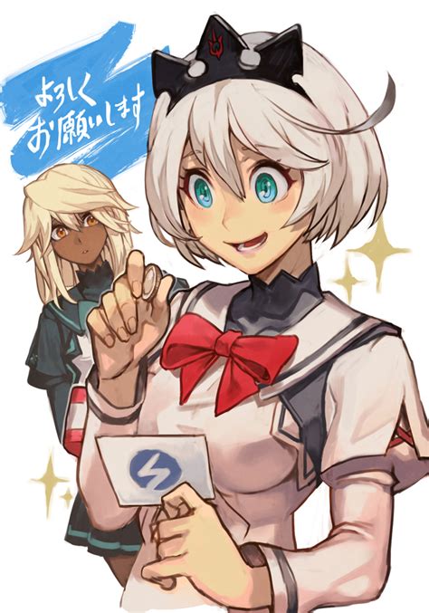 Ramlethal Valentine And Elphelt Valentine Guilty Gear And More Drawn By Hungry Clicker