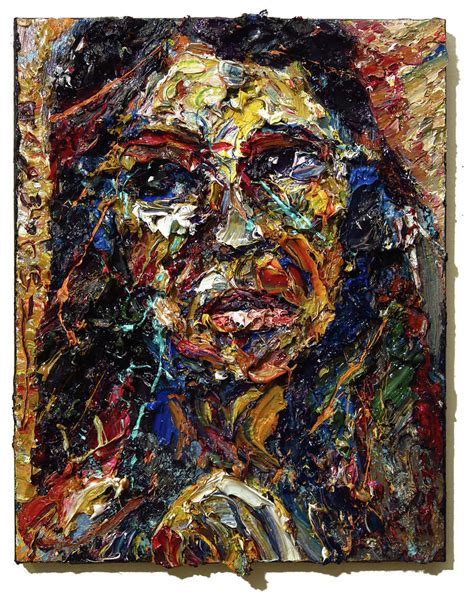 Abstract Woman Painting Expressionism Exhibit Impressionist Style