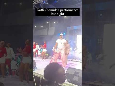 Koffi Olomide Performance Last Night Ziijam Concert YouTube
