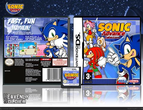 Sonic Advance Collections Nintendo Ds Box Art Cover By Hsoldier