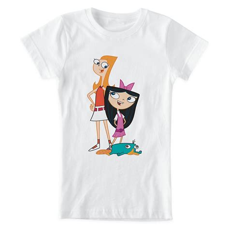 Candace Isabella And Agent P T Shirt For Girls Phineas And Ferb