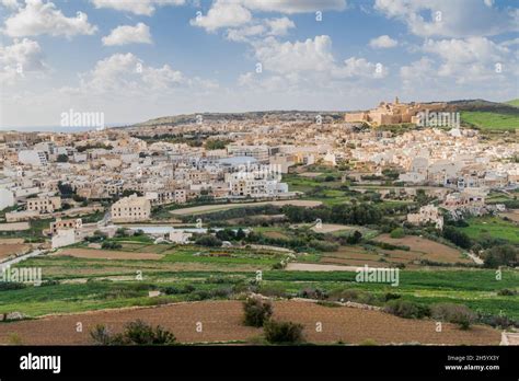 Victoria And The Cittadella Gozo Island Malta Stock Photo Alamy