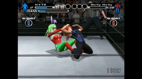 WWE SmackDown VS Raw PLAYSTATION 2 Ultimate SubMission CAW Vs Molly