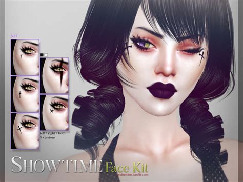 Showtime Face Kit N27 By Pralinesims At Tsr Sims 4 Updates