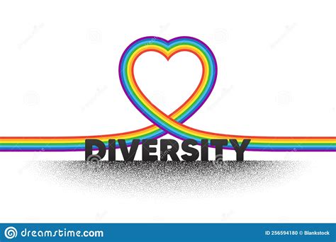 Diversity And Inclusion Culture Equity Logo Lgbt Pride Flag With