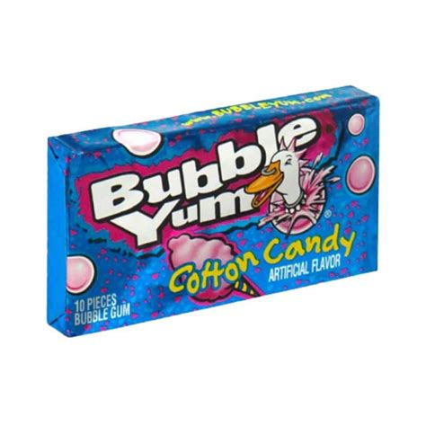Bubble Yum Cotton Candy Gum 10 Piece 79g 282oz American Food Mart
