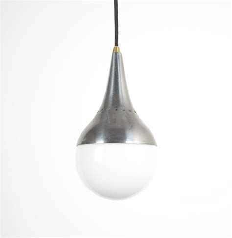 One Of Four Stilnovo Ball Pendant Lamps Opal Glass Circa 1950 At 1stdibs