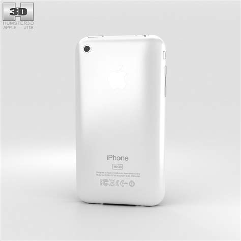 Apple Iphone 3g White 3d Model Hum3d