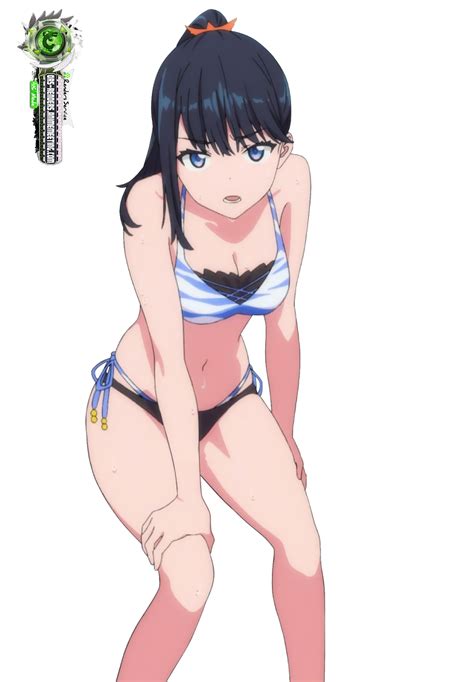 SSSS Gridman Takarada Rikka Mega Sexy Bikini Render ORS Anime Renders