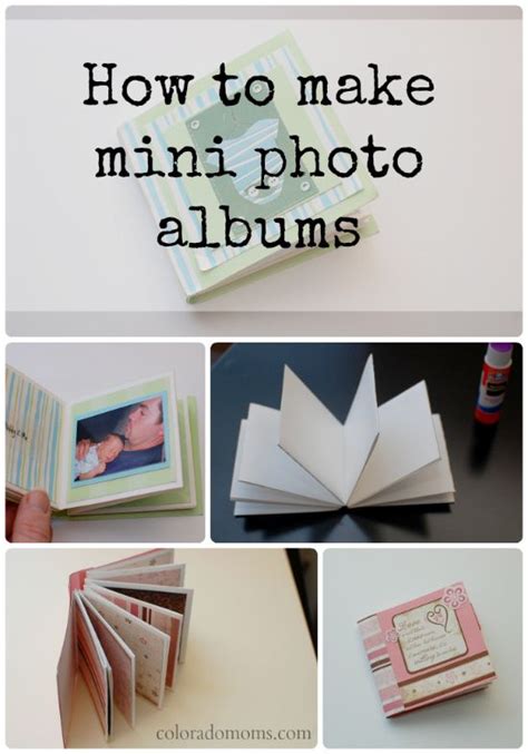 How To Make A Mini Photo Album Diy Graduation Ts Mini Photo Albums Photo Album Diy