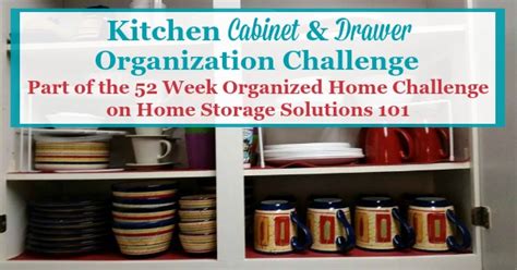 Learning how to organize your kitchen cabinets can be intimidating, so we've come up with some simple solutions that will keep the chaos under control. Instructions For Drawers & Kitchen Cabinet Organization