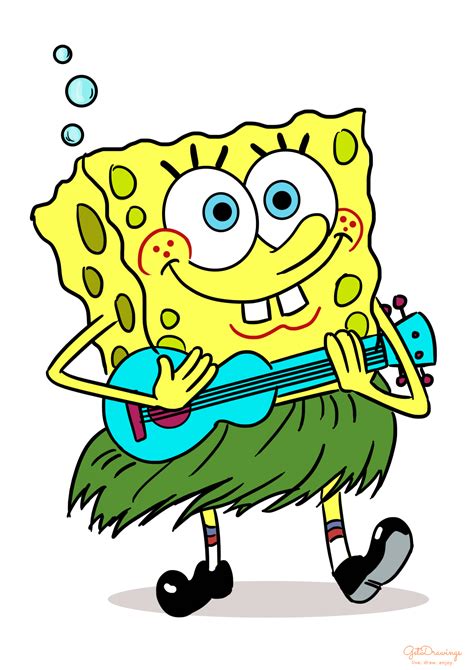 Draw Spongebob Squarepants Step 7 In 2019 Spongebob Drawings Cartoon Images