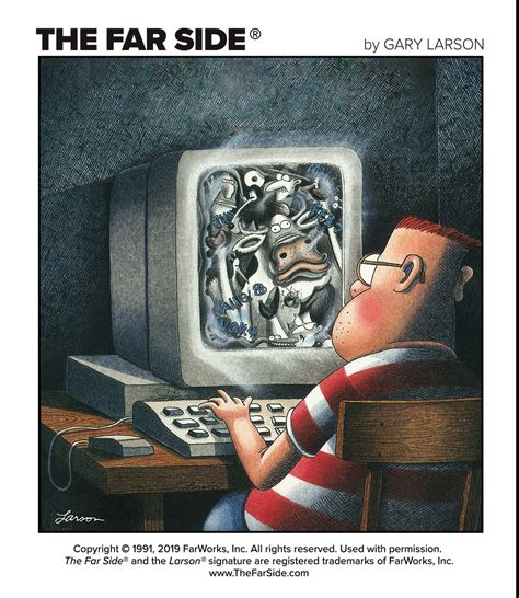 Gary Larson Returns With His Surreal Humor Online The