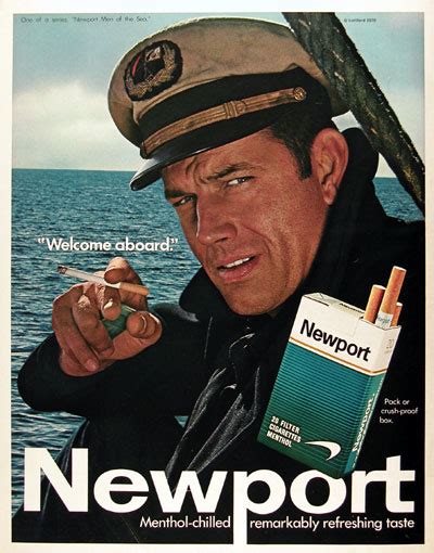 1970 Newport Cigarettes Classic Vintage Print Ad