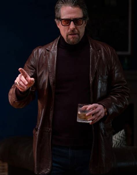 Each of the actors, from the big stars to the bit players, is a joy to watch, and they bring the story to life even when the plot mechanics threaten to. The Gentlemen Hugh Grant Leather Jacket | Fletcher Brown ...