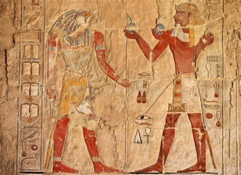 Ancient Egyptian Fresco Stock Photo Image Of Luxor Historical 3072774