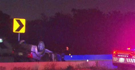 24 Year Old Driver Killed In Rollover Crash On I 35e In Dallas Cbs Texas
