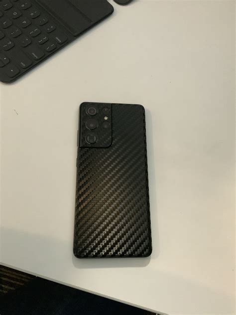 Just Got The Dbrand Carbon Skin For My S21 Ultra Rgalaxys21