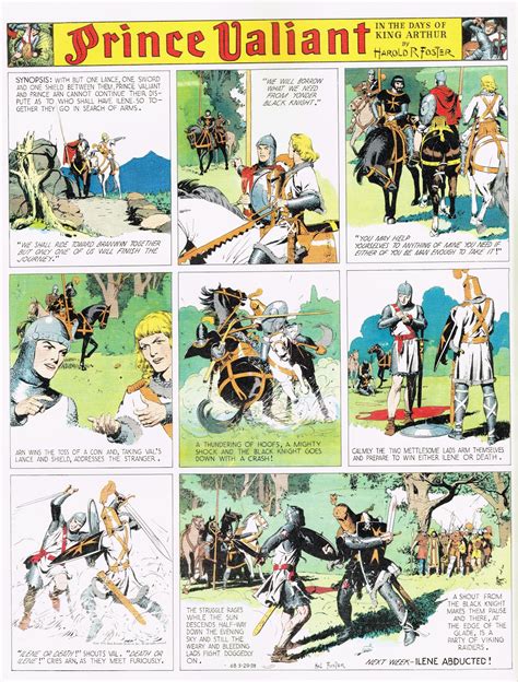 Capns Comics Some Great Prince Valiant By Hal Foster