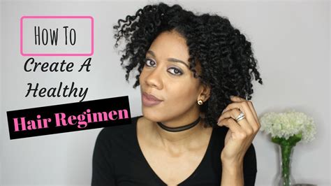 How To Create A Healthy Haircare Regimen For Natural Hair Youtube
