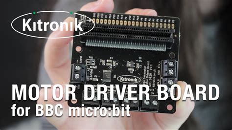 Kitronik Motor Driver Board For The Bbc Microbit V21 Youtube