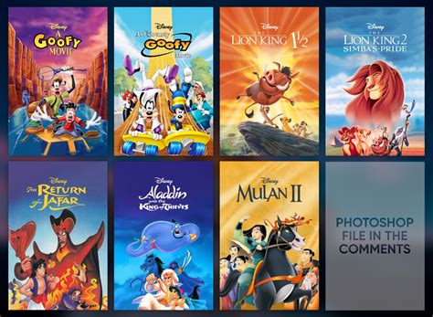 Some Direct To Dvd Disney Films To Match My Disney Set And Psd R