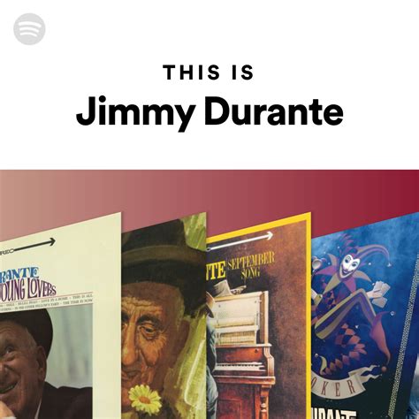 This Is Jimmy Durante Spotify Playlist