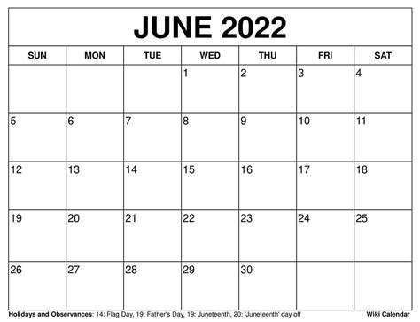 June Calendar For Kids Free Printable Buggy And Buddy Printable June