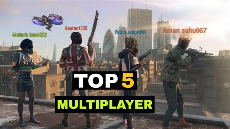 Top 5 Multiplayer Games For Android High Graphic Games Gaming Talk