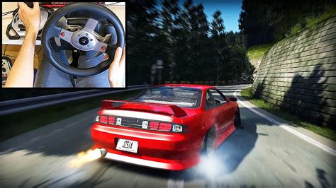 Touge Drift On Silvia S With Steering Wheel Assetto Corsa Home