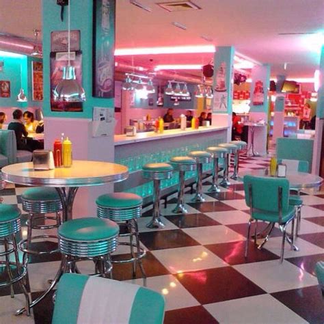 The perfect diner aesthetic restaurant animated gif for your conversation. 50's diner | Retro diner, Diner aesthetic, Diner decor