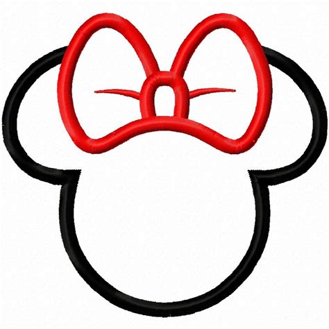 Mickey Mouse Ears Outline