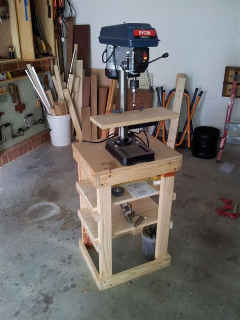 Posts about Drill Press Stand on The Woodwork Geek | Drill press stand, Drill press, Drill press 