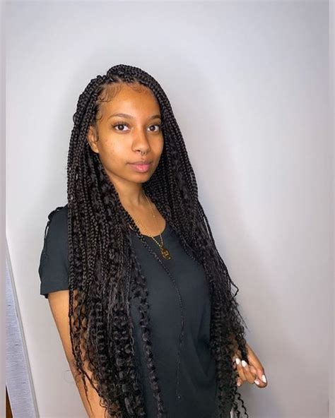 40 Bohemian Box Braids Protective Hairstyles Ideas | Coils ...