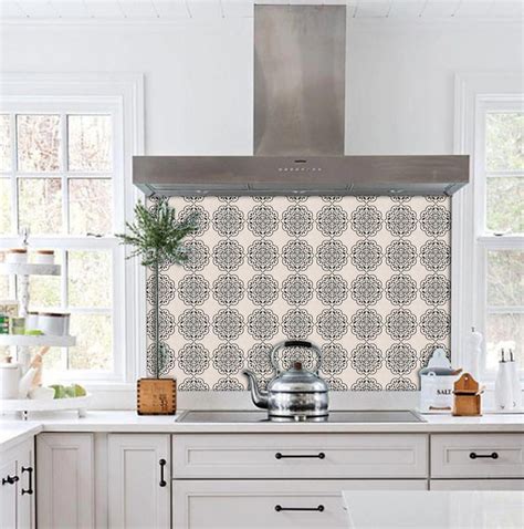 30 Wallpaper Backsplash Ideas For Kitchen Decoomo
