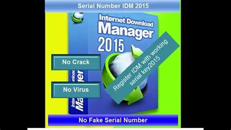 A registration forum will appear. idm serial number for registration free 2015 - YouTube