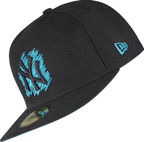 Check out our new era cap selection for the very best in unique or custom, handmade pieces from our baseball & trucker caps shops. New Era MLB Scatter NY Yankees casquette noir turquoise bleu