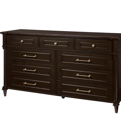 Home Decorators Collection Bellmore 9 Drawer Ebony Dresser 66 In W X