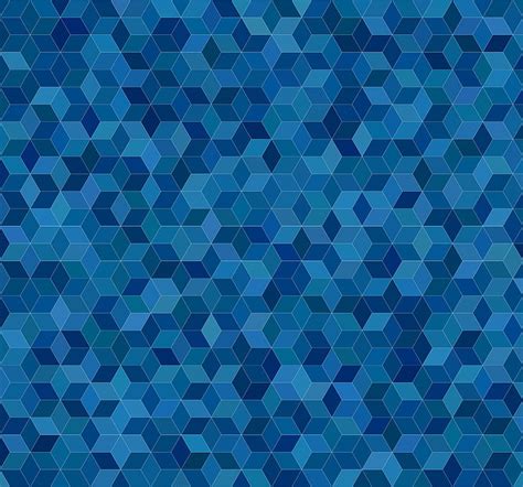 Free Download Hd Wallpaper Pattern Texture Blue Hexagon Geometry