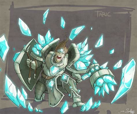 Shattering Taric League Of Legends Characters Concept Art League Of