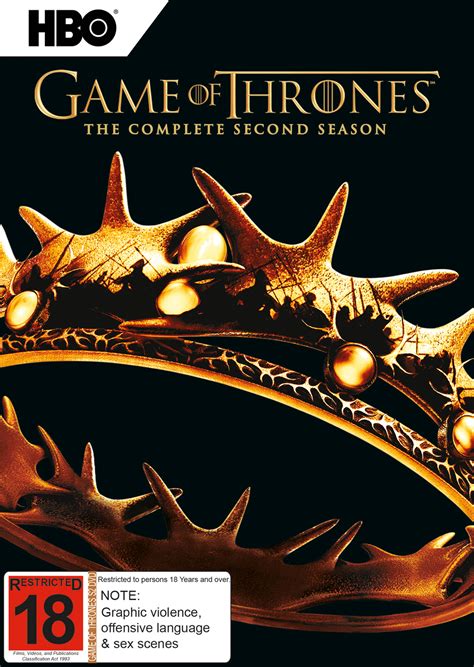 Game Of Thrones Season 2 Dvd Buy Now At Mighty Ape Nz